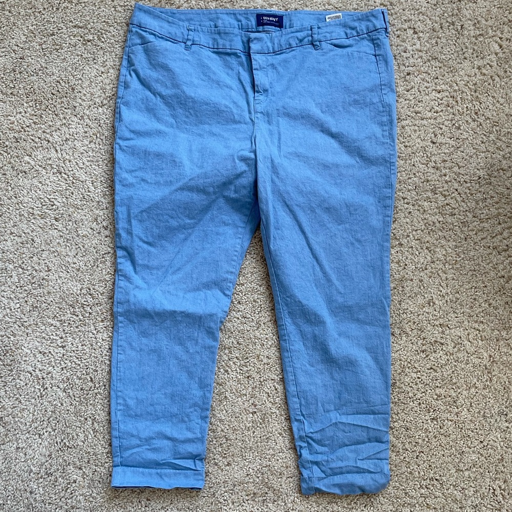 Old Navy Pixie Pant Light Blue